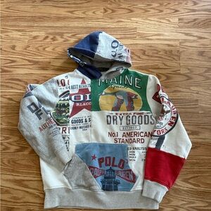 Polo by Ralph Lauren Graphic Patchwork Hoodie